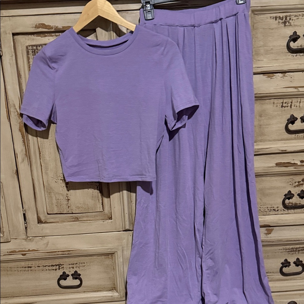 Purple Two-Piece Set